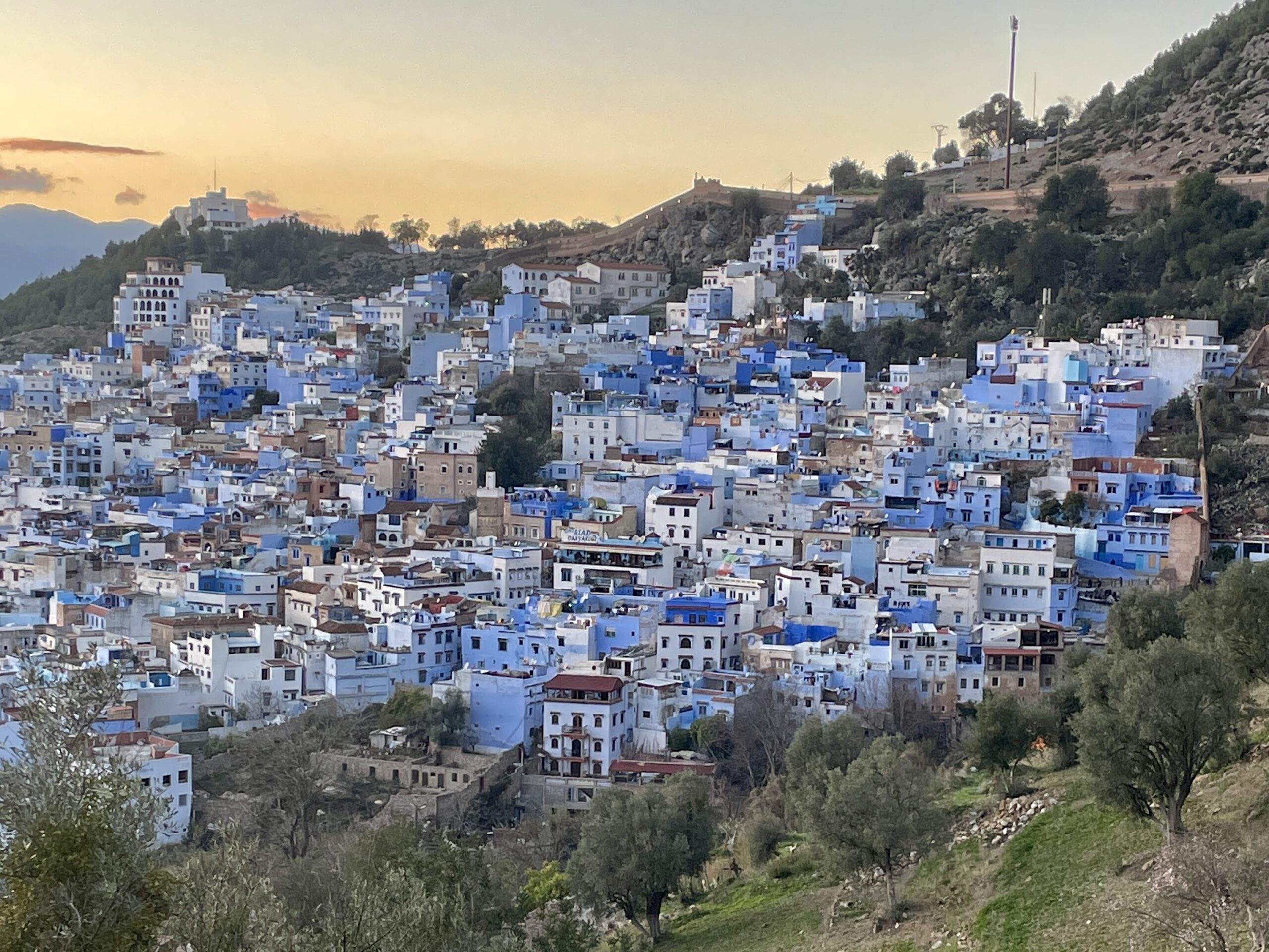 Morocco's Blue City in the Rif Mountains. Photo By Barbara Redding